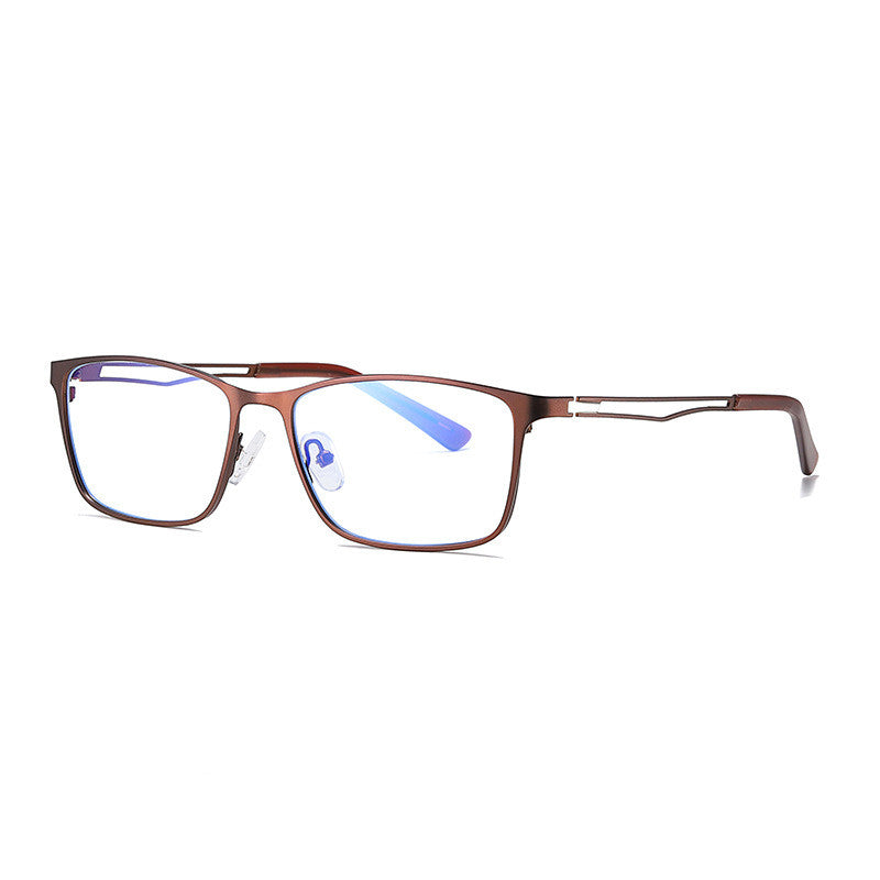Men Anti-Blue Glasses Half Frame Glasses Frame