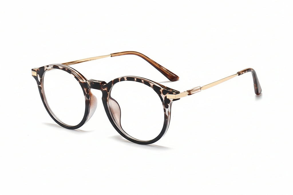 Anti-blue Light Presbyopic Round Frame Glasses