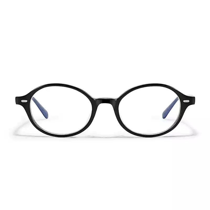 Hawksbill Oval Glasses Frame Women's Anti Blue-Ray