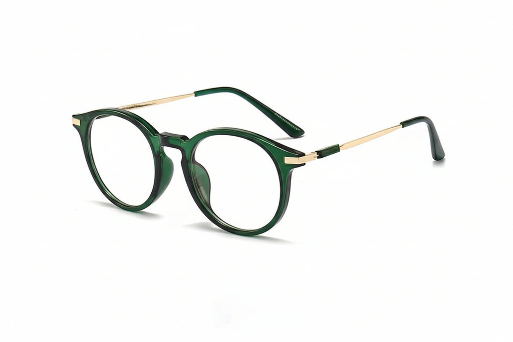 Anti-blue Light Presbyopic Round Frame Glasses
