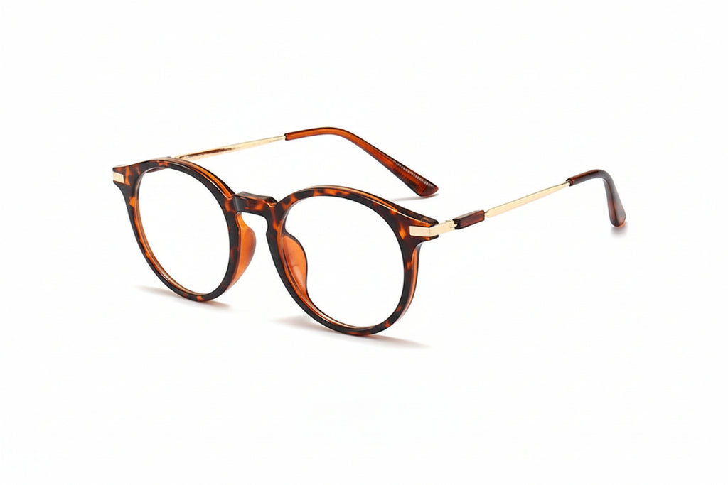 Anti-blue Light Presbyopic Round Frame Glasses