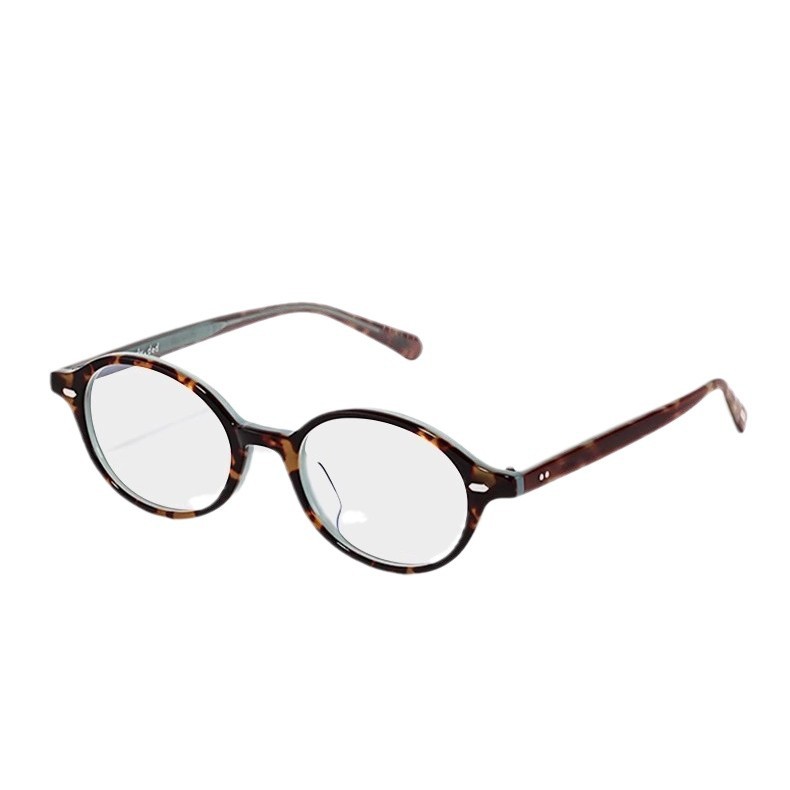 Hawksbill Oval Glasses Frame Women's Anti Blue-Ray