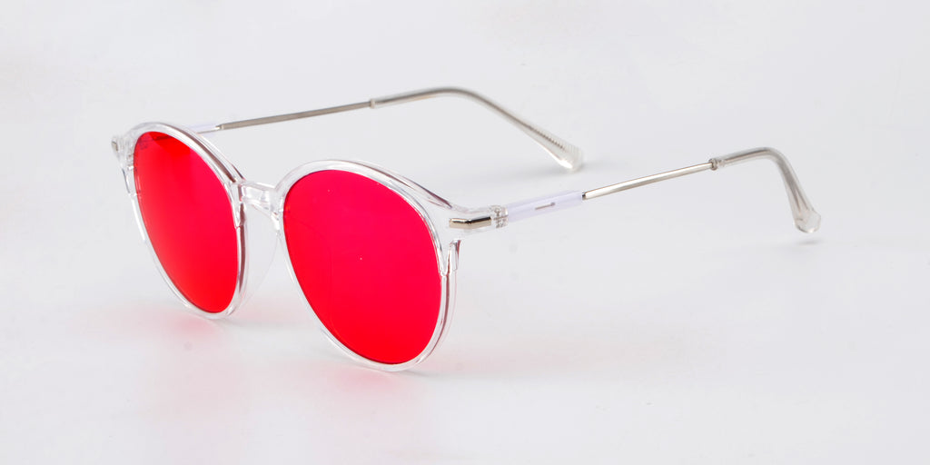 Blue Light Red Lens Glasses